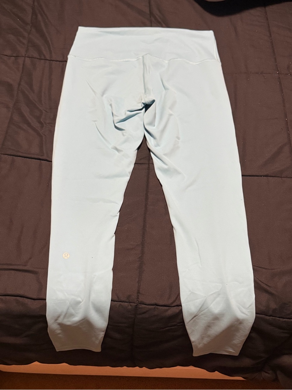 lululemon athletica light blue high-waist leggings